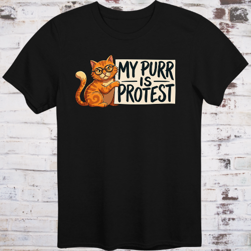 My Purr Is Protest (Retro Bubble)