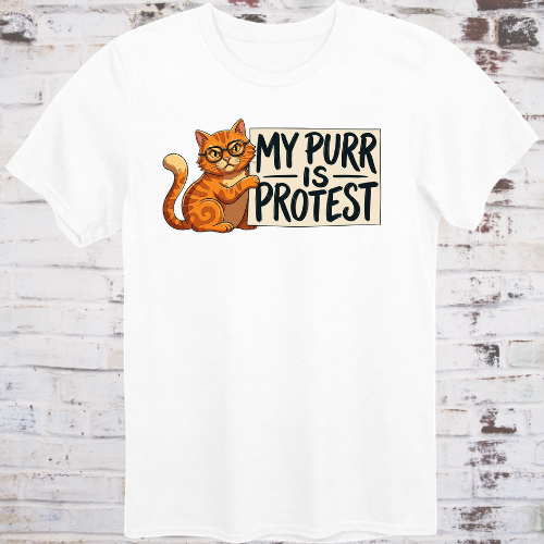 My Purr Is Protest (Retro Bubble)